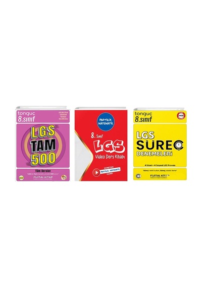 8. Sınıf Lgs Tam 500+8. Sınıf Lgs Video Ders Kitabı+8. Sınıf Lgs Süreç Denemeleri