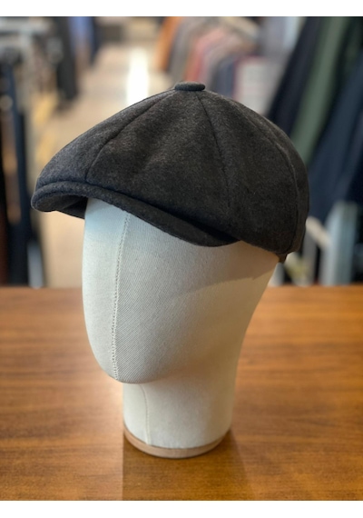 Hamze Peaky Blinders Tarz İngiliz Model Kaşe Kumaş Kasket Şapka Füme