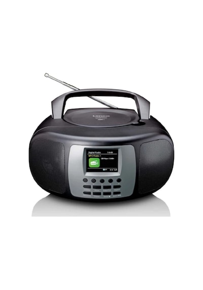 Lenco Scd-860bk - Taşınabilir Dab+/fm Radyo, Bluetooth , Cd Çalar Ve Geniş Lcd Renkli Ekran - Siyah