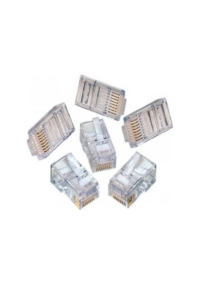 Speeduf 4220 Rj45 Jack Cat5e İnternet Kablo Konnektör Jak 100 Adet