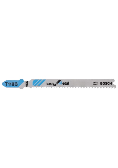 Bosch T 118 B Basic For Metal Dekupaj Testeresi Bıçağı 100'Lü - 2608631965