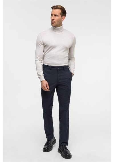 Süvari Lacivert Regular Armürlü Pantolon Pn2016600187-m09 Lacivert