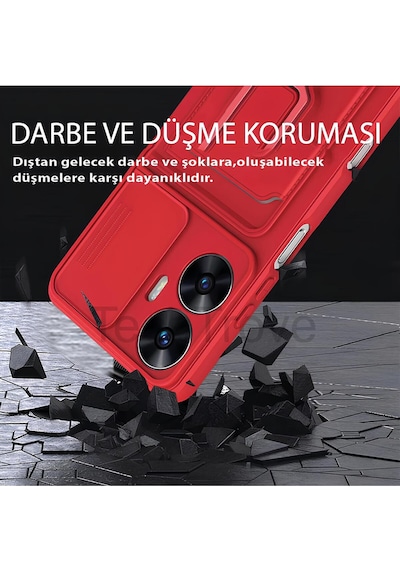 Apple Uyumlu iPhone 16 Kılıf Kamera Koruma Sürgülü Kartvizitli Kartlıklı Standlı İpli Renkli Kapak