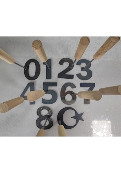 Hayvan Numara Işaretleme Soğuk Damga Numaratörü 11 Cm Hayvan Belirleme Aparatı - Ayyıldız Hediyeli
