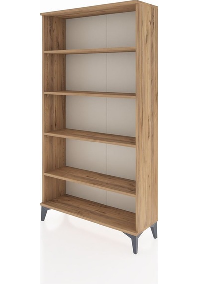 Arges Dolap 4 Raflı 88x30x163 Çam-çam Çam