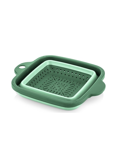 Qlux İdeas Katlanır Kare Süzgeç Ev Ofis Kamp Karavan L-00570 Yeşil Bpa Free Plastik Diğer