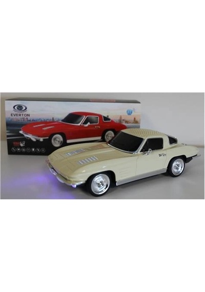 Everton Rt-1956 Bej Arabalı Bluetooth Fm-usb-tf-aux Şarjlı Nostaljik Radyo Kdo