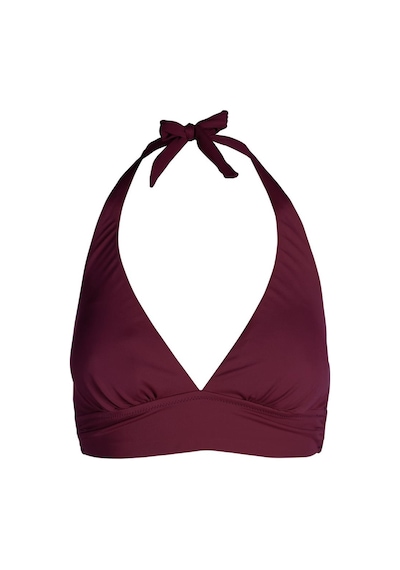Endeep Kadın Boyundan Bağlamalı Bordo Bikini Üstü-bordo Bordo