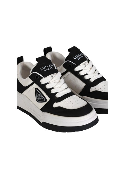 LUFIAN 122230018 Jennıfer Sneaker Unisex Deri Spor Ayakkabı Siyah