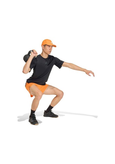 Adidas D4t Essentials Erkek Siyah Yuvarlak Yaka Tişört Siyah