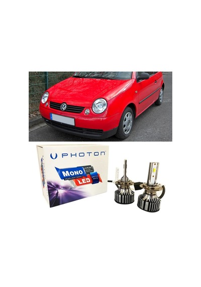 Vw Lupo Led Xenon Uzun+kısa Far Ampulü H4 Mono Yeni Seri Beyaz