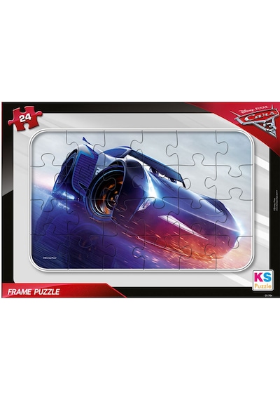 Ks Games Cars Puzzle Frame Puzzle 24 Parça Cr704