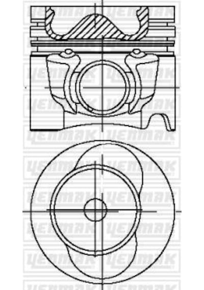 Yenmak 31-04338-050 Motor Piston Segman 0.50 Lt35 Tdı-volt 2.5 Tdı 074107065r