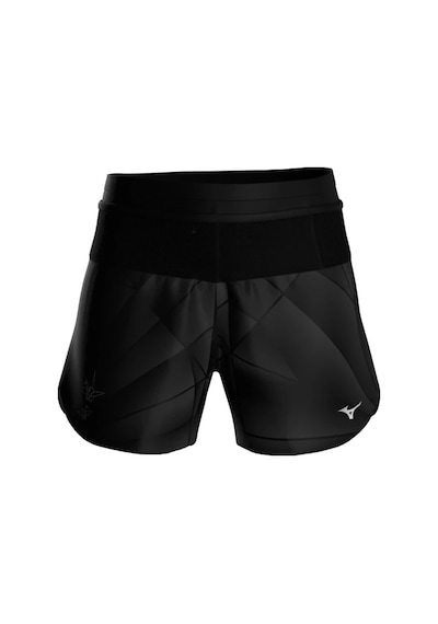 Mizuno Graphic Multi Pocket Kadın Şort Siyah / Desenli Çok Renkli