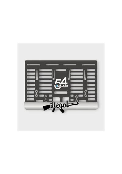 İllegal Gümüş Pleksi Motor Plakalığı - 778095745