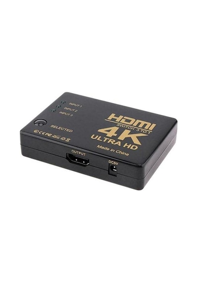 4K Ultra Hd Ir Alıcılı Kumandalı Hdmi Çoklayıcı 3 In 1 Switch