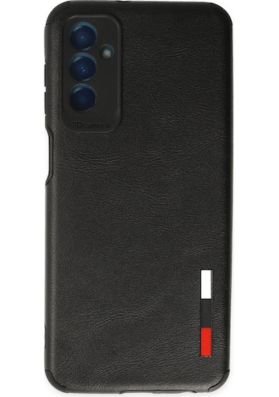 Newface Samsung Galaxy Uyumlu M13 Kılıf Loop Deri Silikon Semeglbl - 84 - Siyah