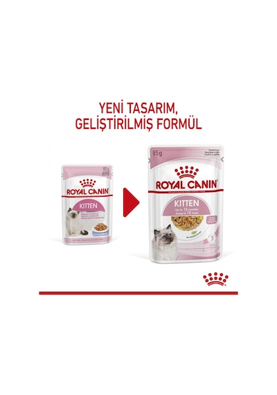 Royal Canin Kitten Jelly 85 Gr X 12 Adet Yavru Kedi Yaş Maması