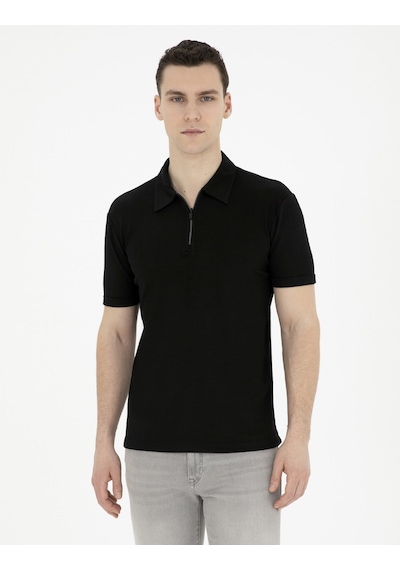 Pierre Cardin Erkek Siyah Tişört 50288915-vr046 Siyah