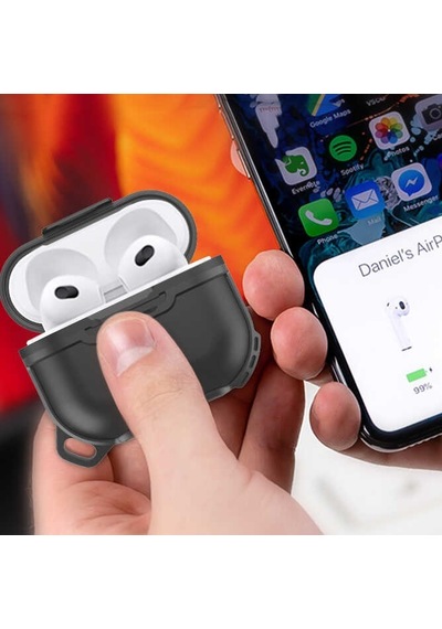 Apple Uyumlu AirPods  3. Nesil Airbag 16 Silikon 1-1 Su Geçirmez Kılıf 001