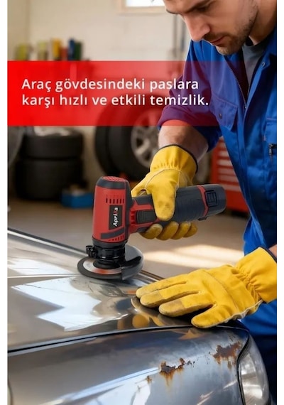 Aprilla AAG-4590 Şarjlı Avuç Taşlama