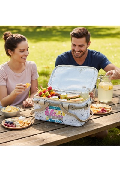 20 Lt Piknik Sepeti 1120 Picnic Bag -369 Karışık/Çok Renkli