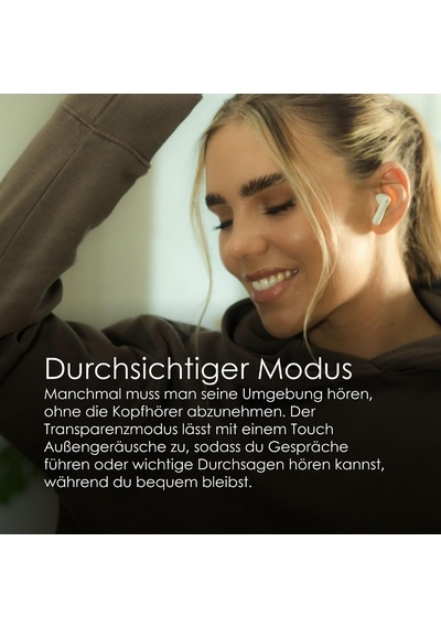 Echobuds Anc, Aktif Gürültü Önleyici Kulaklıklar, Gerçek Kablosuz Bluetooth Kulaklıklar, Enc Mikrofonlu Tws Kulak