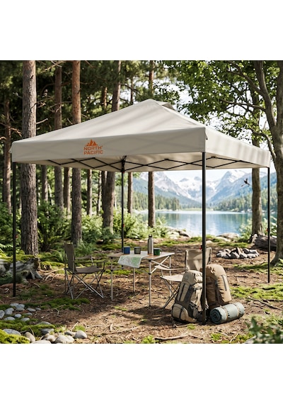 Taşınabilir Gazebo Upf 50+ - Gölgelik Ekru