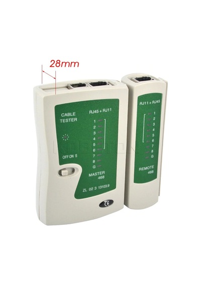 Network Test Cihazı Rj11 Rj45 Ledli Test Cihazı