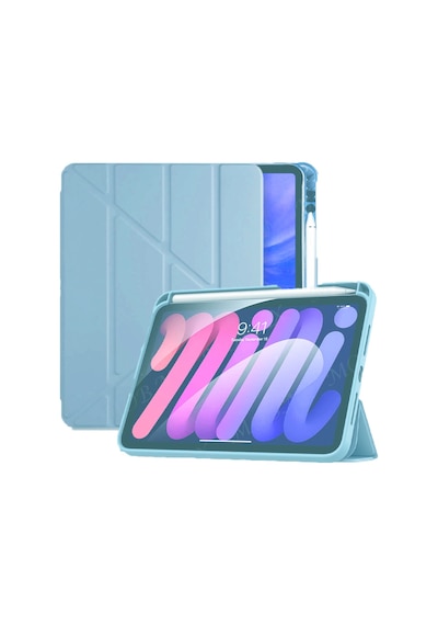 Apple Uyumlu iPad Air 11inç M2 2024 Kılıf Kalem Şarj Bölmeli Case A2902 A2903 A2904 Kılıf