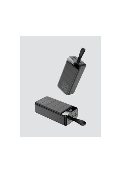 Ultra Güçlü 50.000 Mah Powerbank Led Ekranlı Çoklu Bağlantı Seçenekli Akıllı Koruma Sistemli Şarj Altın
