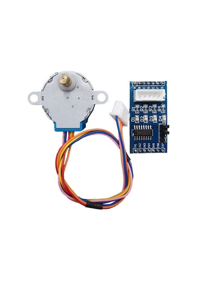 Uln2003 Step Motor Sürücü Kartı Mavi Ve 28 Byj-48 Redüktörlü Step