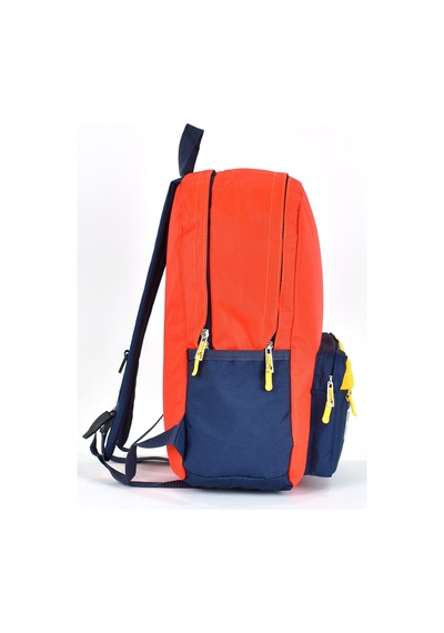 Fossil Unisex Çok Gözlü Günlük Seyahat Okul Sırt Çantası Turuncu 9504