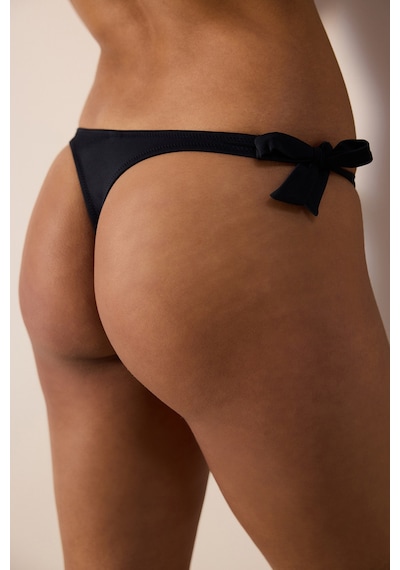 Penti Basic Siyah String Bikini Altı