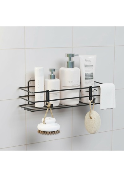 Yapışkanlı Banyo Rafı Duş Şampuanlık Duvar Düzenleyici Organizer Çok Renkli