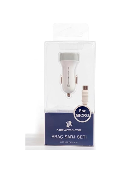 Mepa Newface C17 Micro Usb 2.1a Araç Şarjı Najmaddin Standart