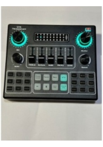 Canlı Yayın Ses Kartı Karaoke Özellikli Müzik İçin Ses Kartı Usb Mixer Ses Kartı