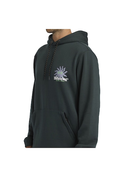 Billabong Compass Erkek Kapüşonlu Sweatshirt Yeşil Yeşil