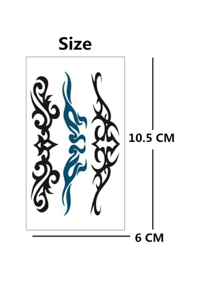 Geçici Dövme Hat Desen Sarmaşık Soyut Çizgi Gerçekçi Su Geçirmez Tattoo Kol Bilek Omuz Sırt Dövmesi