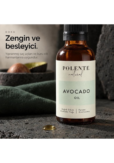 Avokado Yağı,%100 Saf Ve Doğal, Soğuk Sıkım, 50 Ml Diğer