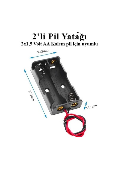 Basit Elektrik Devresi Deney Seti Pilli