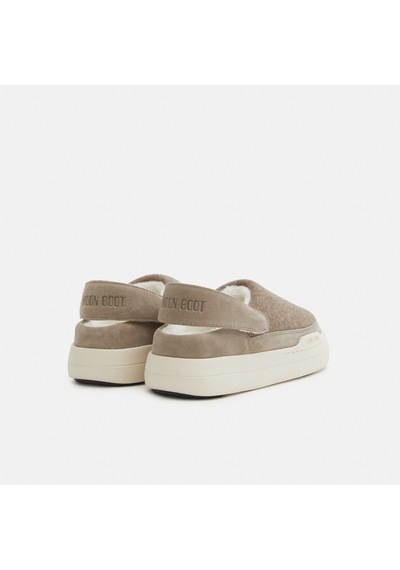 Beıge Melange Sneaker Günlük Kadın 80d2470090-l017 Moon Boot Park Clog Felt Beige Melange Bej