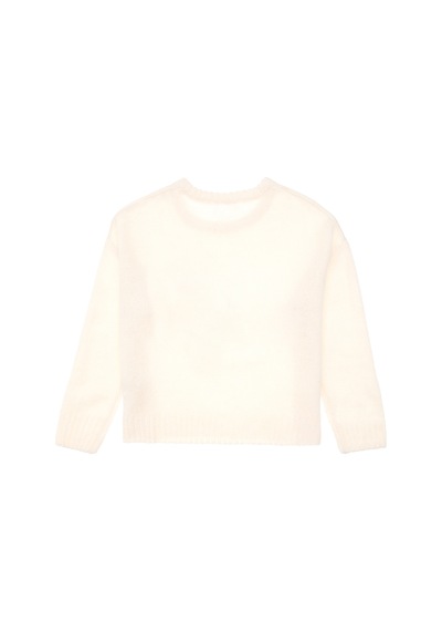 U.S. Polo Assn. Kız Çocuk Krem Bisiklet Yaka Kazak 50293066-VR071