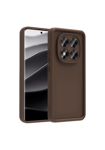 Xiaomi Redmi Note 15 Pro 5g Uyumlu Viera Silikon - Kahverengi
