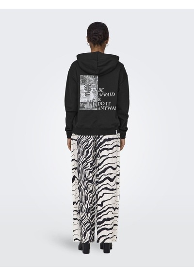 Only Onlcassie Kadın Sweatshirt Siyah
