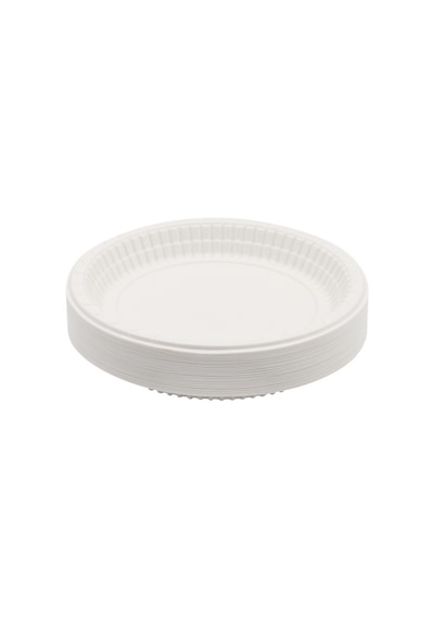 Plastik Tabak 17 Cm Kullan At Beyaz Tabak