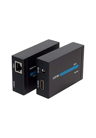 Hdmi Görüntü Aktarma, Hdmı To Cat5/cat6, 60 Metre, Adaptörlü, Extender