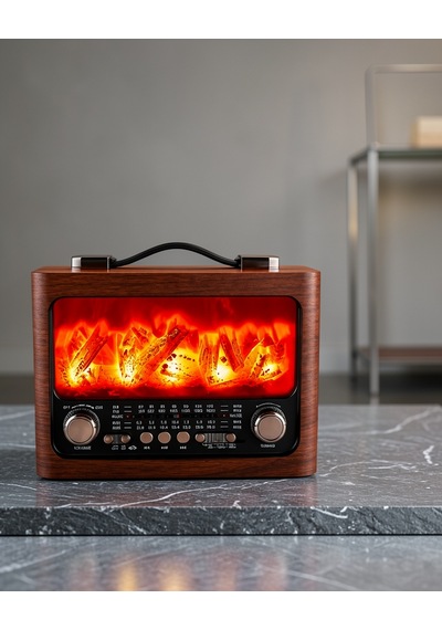 Alev Işıklı Solar Bluetooth Hoparlör Uuczzzfp2393ssömine-8