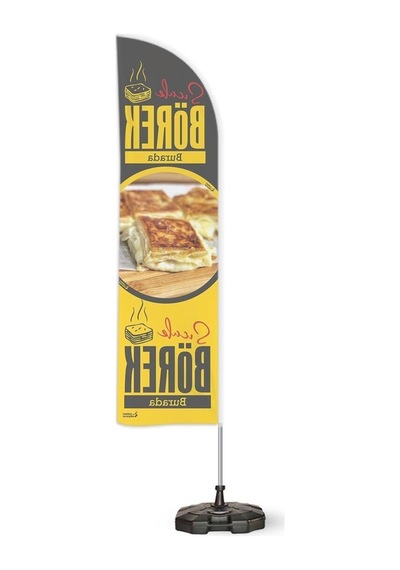 Börek Temalı Yelken Bayrak V2