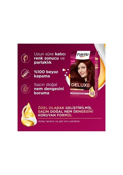 Palette Deluxe Set Boya 5-88 Şarap Kızılı